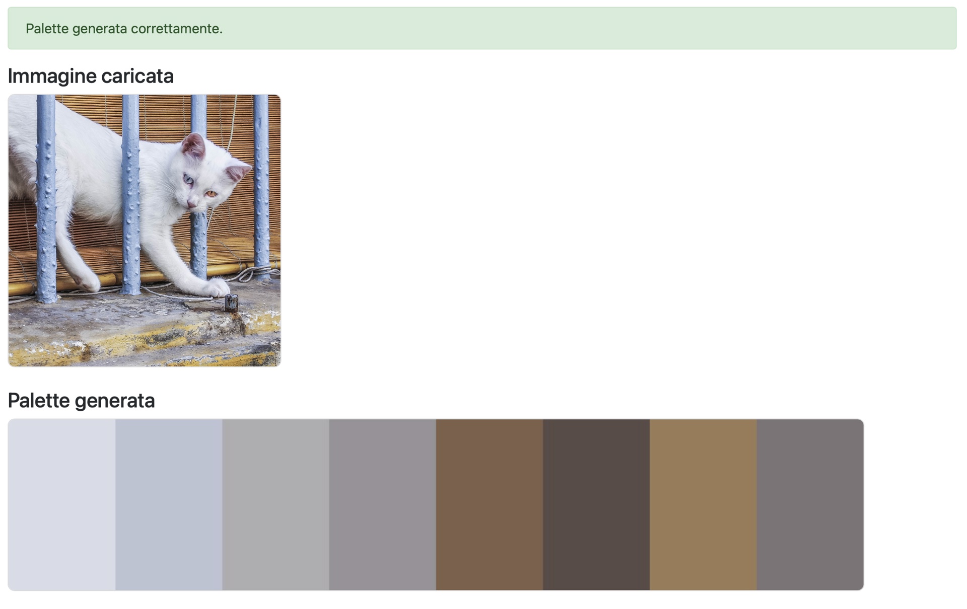 Estrarre la palette colori da una fotografia